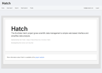 Hatch Scientific Data Management